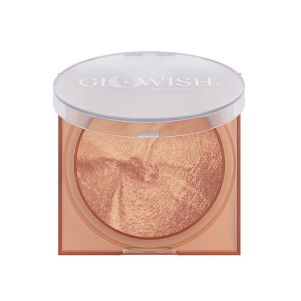 NWT HUDA BEAUTY MINI GloWish Soft Radiance Bronzing Powder in Medium # 02